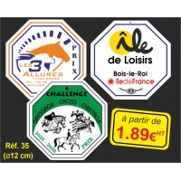 PLAQUE PVC REF 35  (12 CM)